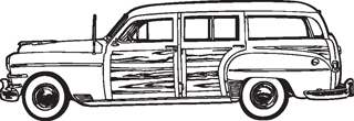 1949 Chrysler Town Country Station Wagon